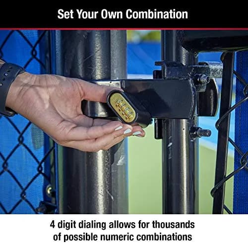 Master Lock Black Combination Padlock 2 Count (Pack of 10) | Set Your Own Combo Lock for Gym Locker, Gate, Shed thumbnail 3