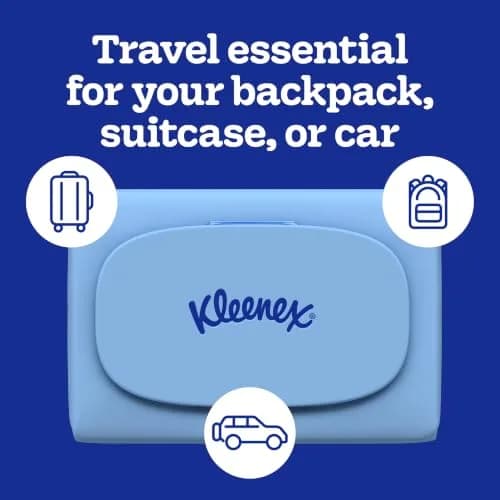 Kleenex Snap & Go Ultra Soft Facial Tissues 25 Tissues per Pack (4-Pack, 100 Tissues Total) | Hypoallergenic & Irritation-Free thumbnail 4