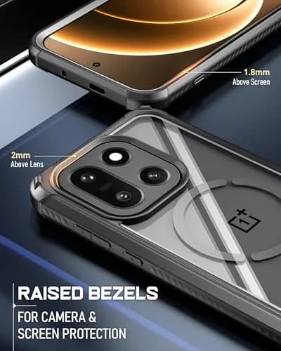 Poetic Guardian Case for OnePlus 15 5G with 2 Screen Protectors | Magsafe Compatible, Full Body Shockproof Clear Cover thumbnail 5