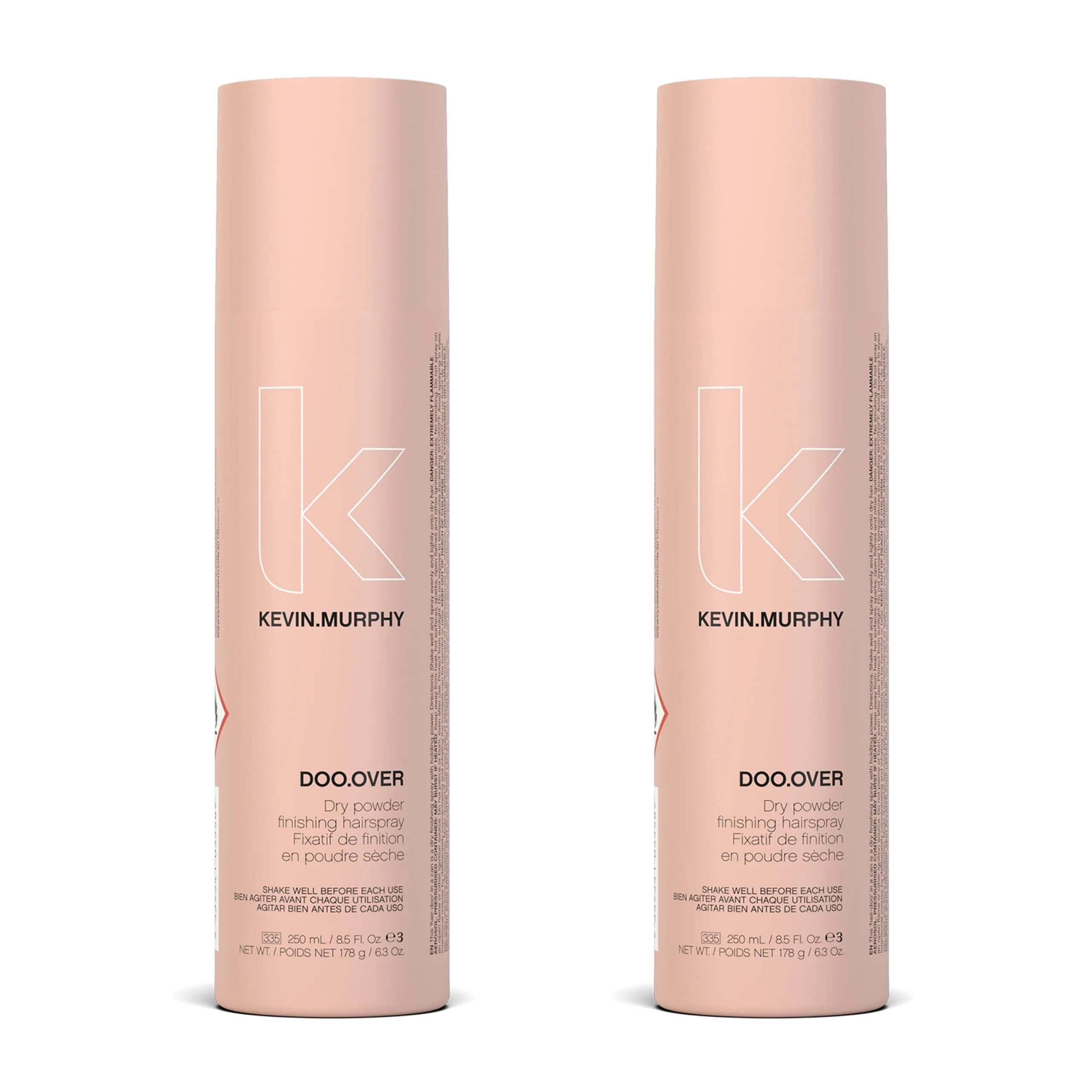 KEVIN.MURPHY DOO.OVER Dry Powder Finishing Hair Spray, 8.5 fl oz, 2-Pack | Natural Movement & Hold for All Hair Types - main product image