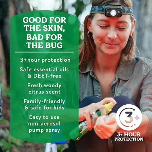 Badger Bug Spray & Tick Spray Combo Pack 237ml (8 fl oz) | Natural Essential Oils, DEET-Free Protection thumbnail 2