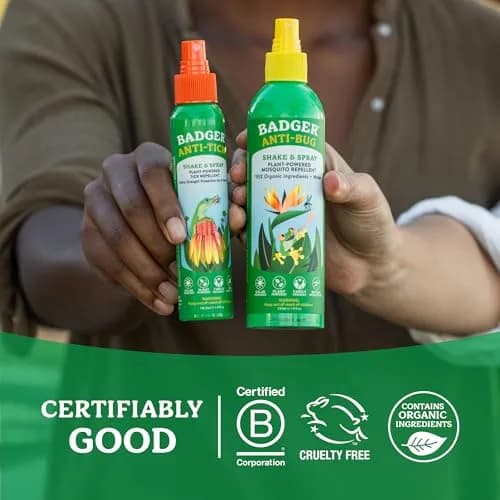 Badger Bug Spray All Natural Mosquito Repellent 237ml (8 fl oz) | DEET-Free Plant Based Insect Repellent thumbnail 7