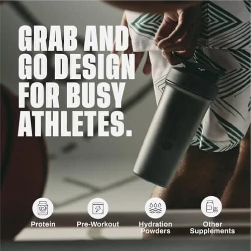 BlenderBottle Sport Sleek Stainless Steel Shaker Bottle 739ml (25 oz) | Insulated for 24 Hours thumbnail 5