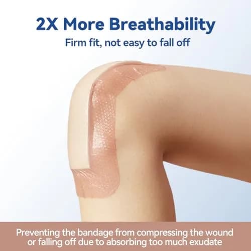 Dimora Silicone Super Absorbent Wound Dressing 4" x 8" (10cm x 20cm) | Medical Grade thumbnail 8