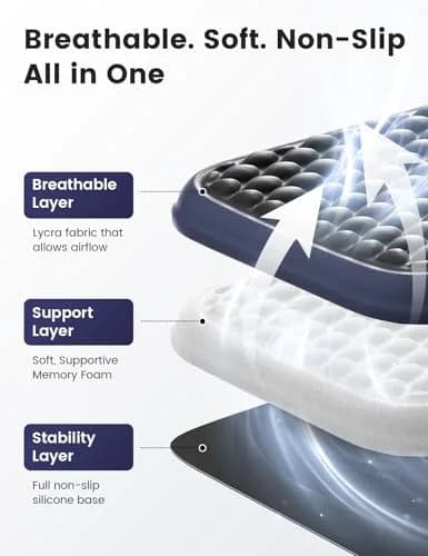Vaydeer Extra Large Wide Wrist Rest Set for Keyboard and Mouse | Ergonomic Memory Foam Support for Office & Gaming thumbnail 7