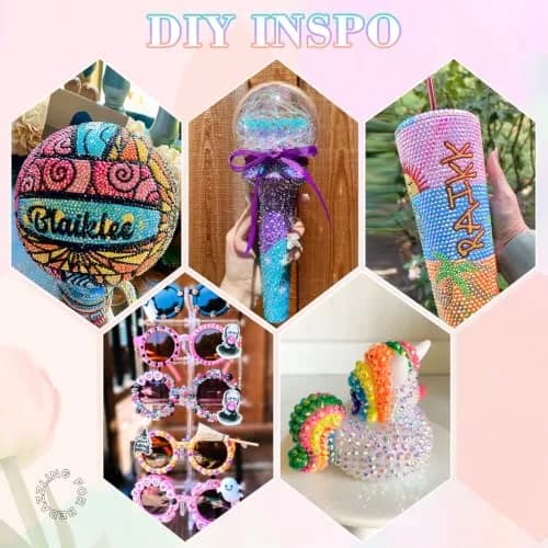 BELLEBOOST 50000Pcs 40 Colors Jelly Rhinestones | 3mm Multicolor Resin Flatback Gems for Nail Art & Crafts thumbnail 5