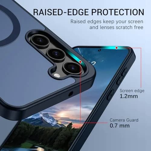 Telaso Magnetic Case for Samsung Galaxy S23 6.1 inches | Blue, Compatible with MagSafe & Kickstand thumbnail 8