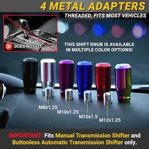 Mega Racer Red Hardware Handle | 4 Metal Adapters, Universal Fit, Durable Aluminum (3 inches) thumbnail 5