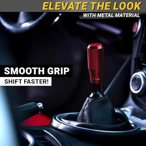Mega Racer Red Hardware Handle | 4 Metal Adapters, Universal Fit, Durable Aluminum (3 inches) thumbnail 3
