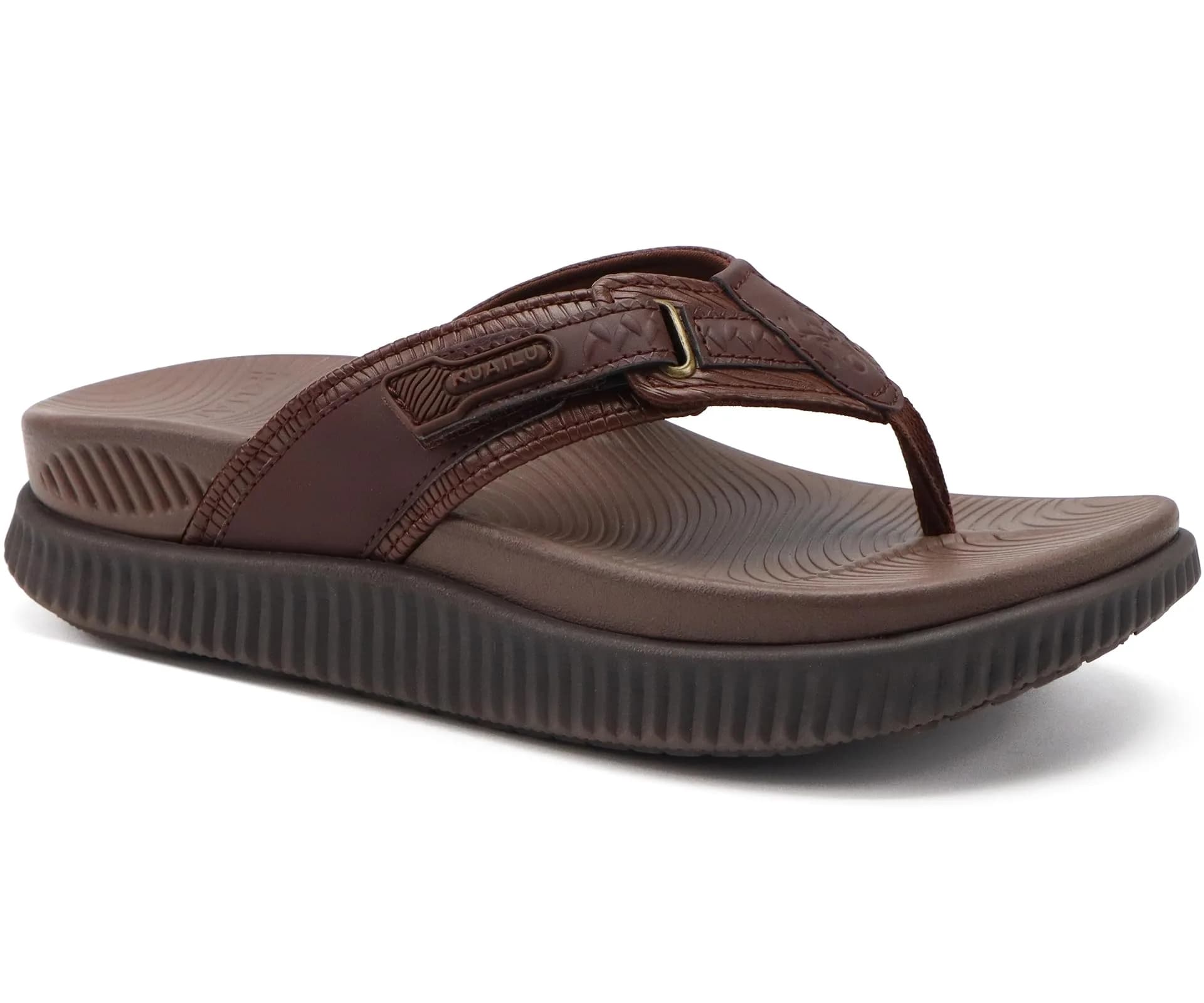 KuaiLu Womens Orthopedic Flip Flops Flat Toe Post Sandals with Arch Support | Cloud Comfort & Support - main product image