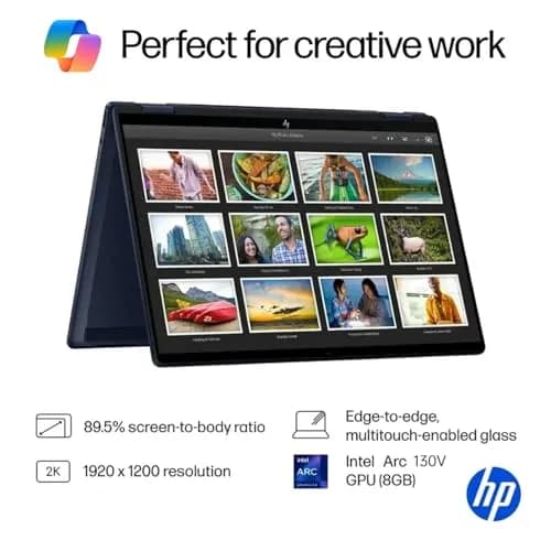 HP OmniBook X Flip 14 2-in-1 Touchscreen Laptop, Intel Core Ultra 5 226V | 14" 2K Touch Display, 16GB RAM, 512GB SSD thumbnail 7