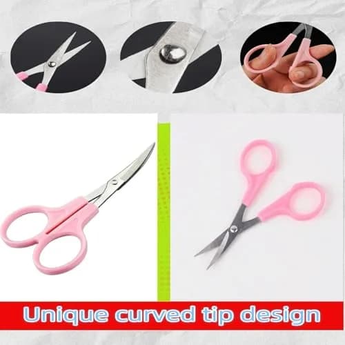 DleDan Small Embroidery Curved Scissors 12CM | Sharp Tip for Needlework & Crafts thumbnail 4