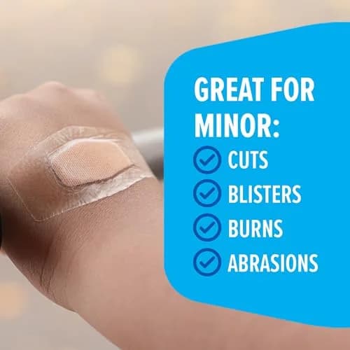 Nexcare Waterproof Clear Bandages Assorted Sizes 200 Count (100 Count Pack of 2) | 360 Degree Seal for Water, Dirt, Germ Protection thumbnail 7