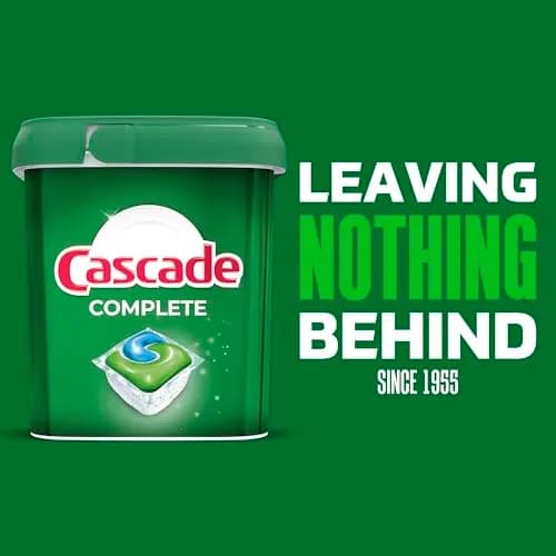 Cascade Complete Dishwasher Detergent Pods Fresh Scent Value Pack, 100 Count (2.27 kg) | Powerful Cleaning for Sparkling Dishes thumbnail 3