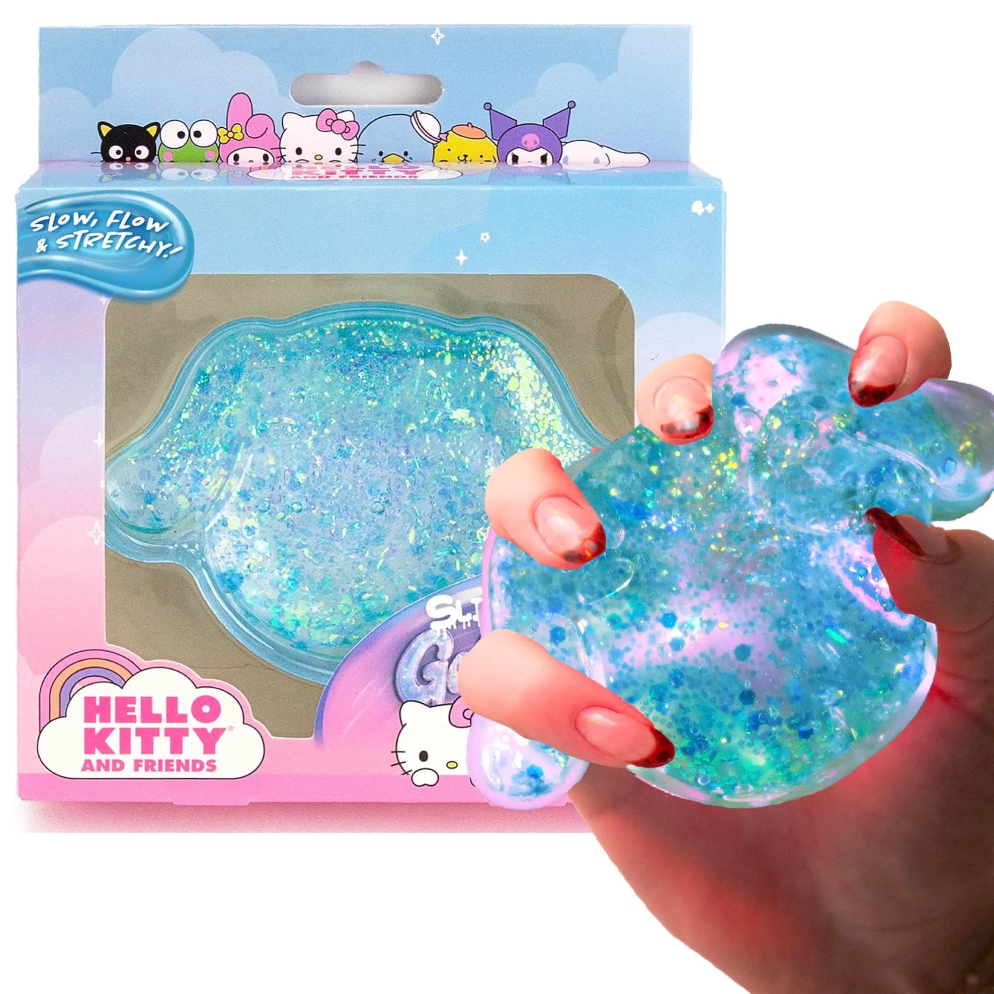 Horizon Group USA Hello Kitty® and Friends SLIMYGLOOP Gelli Gels Cinnamoroll™ Slow Rising Sensory Squeeze Toy (Blue, 1 pc)