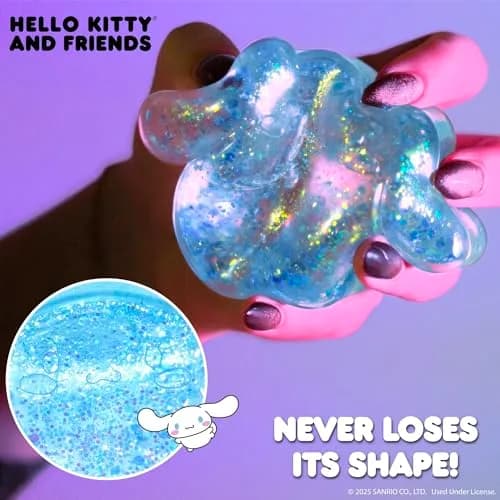 Horizon Group USA Hello Kitty® and Friends SLIMYGLOOP Gelli Gels Cinnamoroll™ Slow Rising Sensory Squeeze Toy (Blue, 1 pc) thumbnail 3