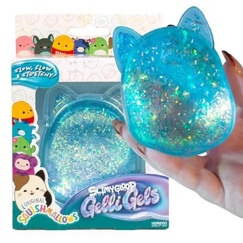Original Squishmallows SLIMYGLOOP Blue Gelli Gels Sensory Squeeze Toy 156 g (5.5 oz) | ASTM-Tested for Kids 4+ thumbnail 1