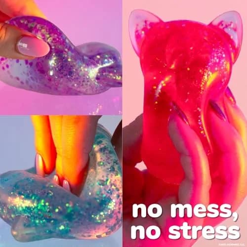 Original Squishmallows SLIMYGLOOP Blue Gelli Gels Sensory Squeeze Toy 156 g (5.5 oz) | ASTM-Tested for Kids 4+ thumbnail 4