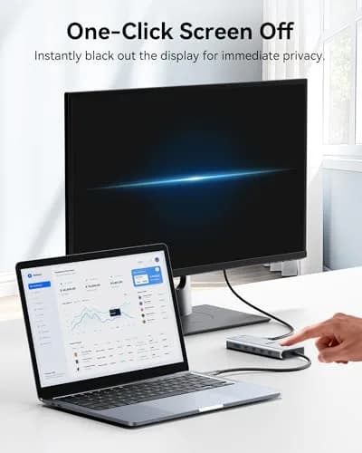 MOKiN USB C Docking Station Dual Monitor 2 HDMI | 13-in-1 Multiport Hub with 100W PD thumbnail 5
