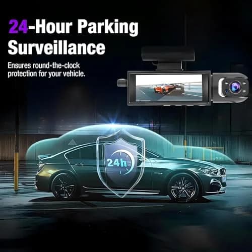 Wagoyo Dashcam Front & Inside | 1080p Night Vision, Loop & Parking Mode, 3.16 Inch IPS Screen thumbnail 5
