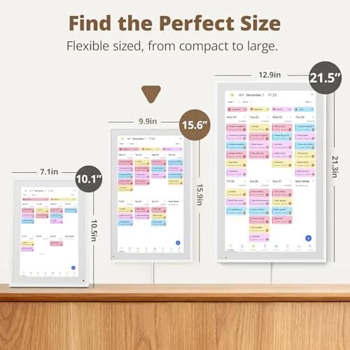 Dragon Touch 15.6 inch Digital Calendar Chore Chart – Interactive Touchscreen, Smart Family Planner, Digital Picture Frame Best Gifts for Christmas, Wedding, Mom thumbnail 9