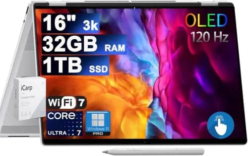 HP OmniBook 7 Flip 16 3k OLED Touch 16" Laptop | 32GB RAM, 1TB SSD, Wi-Fi 7 thumbnail 1