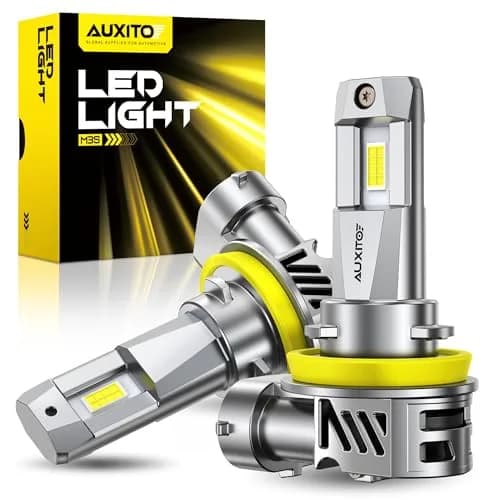 AUXITO H11 LED Bulbs 120,000LM Cool White (Pack of 2) | 1500% Brighter Than Halogen thumbnail 1