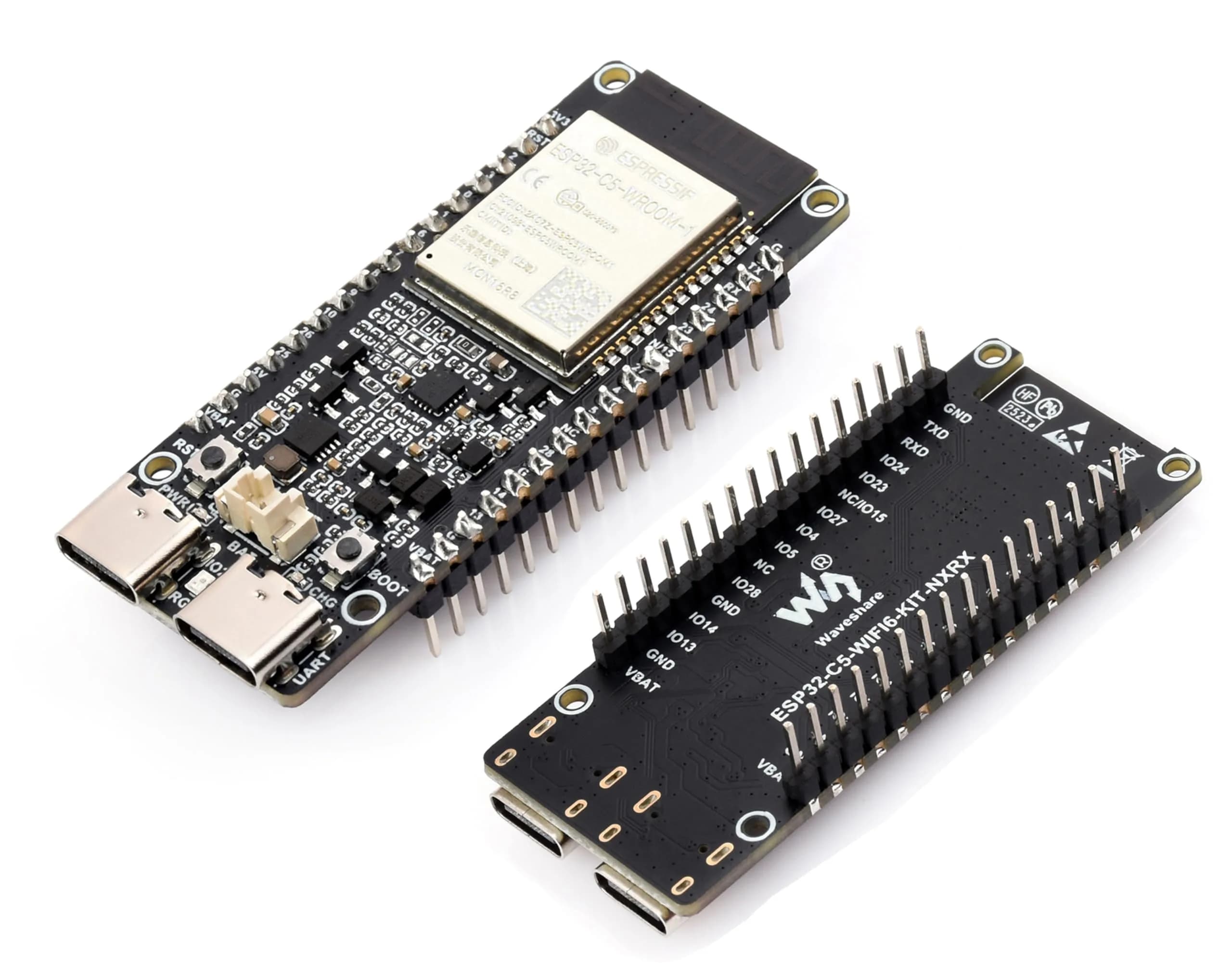 UeeKKoo ESP32-C5 Dev Board with Wi-Fi 6, BLE 5, Thread, Zigbee | 240MHz RISC-V, 16MB Flash + 8MB PSRAM, Dual USB-C - main product image
