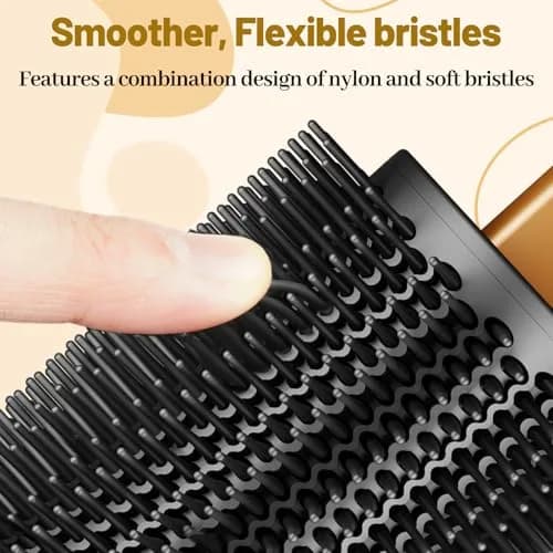 ZEPHBLOW 3-Inch Large Round Brush for Dyson Airwrap Attachments | Flexible Bristles for Volume & Smooth Curling thumbnail 4
