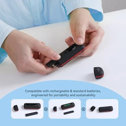 AGPTEK A55PL MP3 Player 64GB (2.5 oz) | Swappable AAA Battery, Type-C & USB thumbnail 7