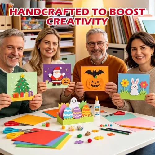 TUXIYA 80 Sheets 8.5" X 11" Colored Cardstock | Assorted Colors, 180 GSM, for Crafts & School Projects thumbnail 6