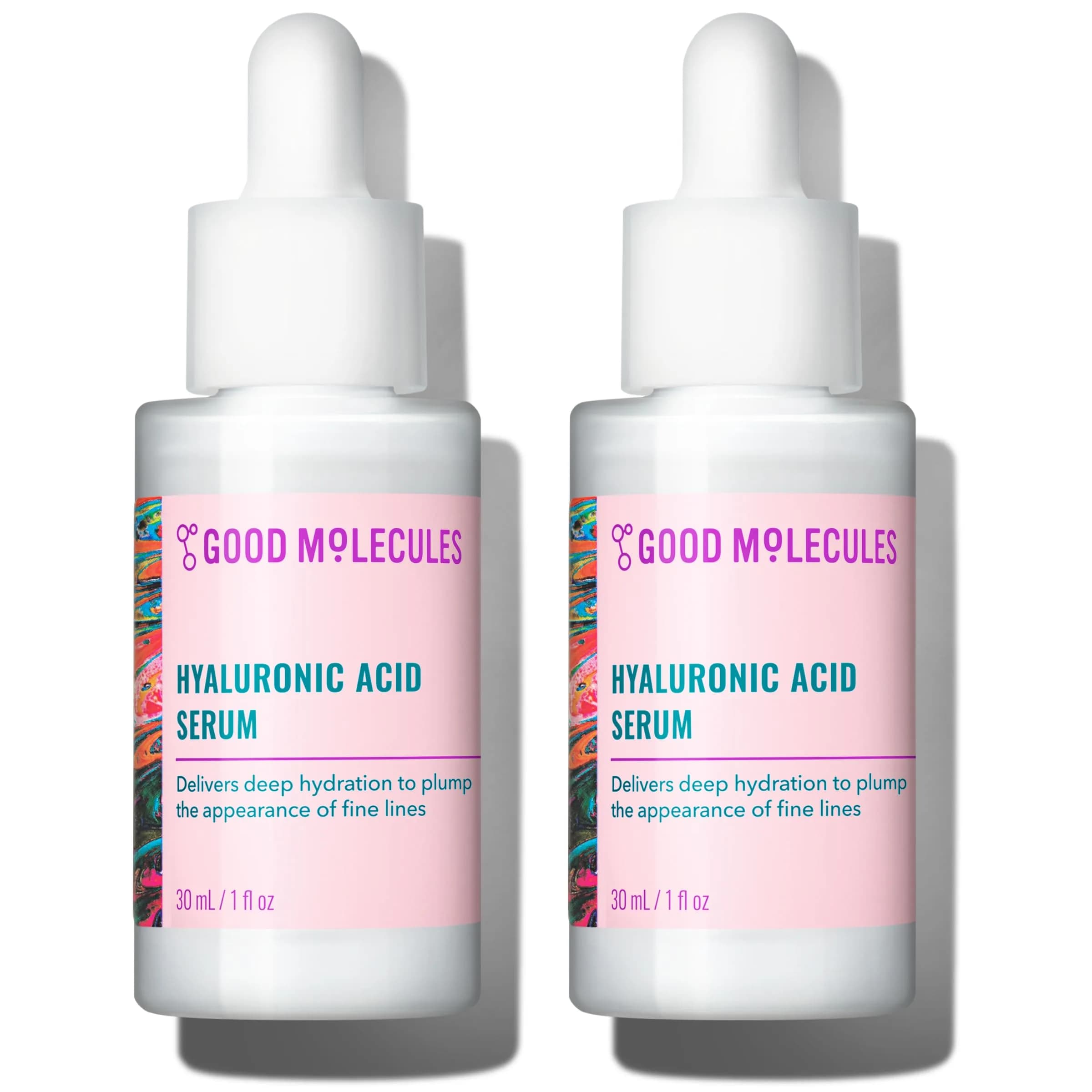 Good Molecules Hyaluronic Acid Serum for Face, 60 ml (2 Fl Oz) | Hydrates and Plumps Skin