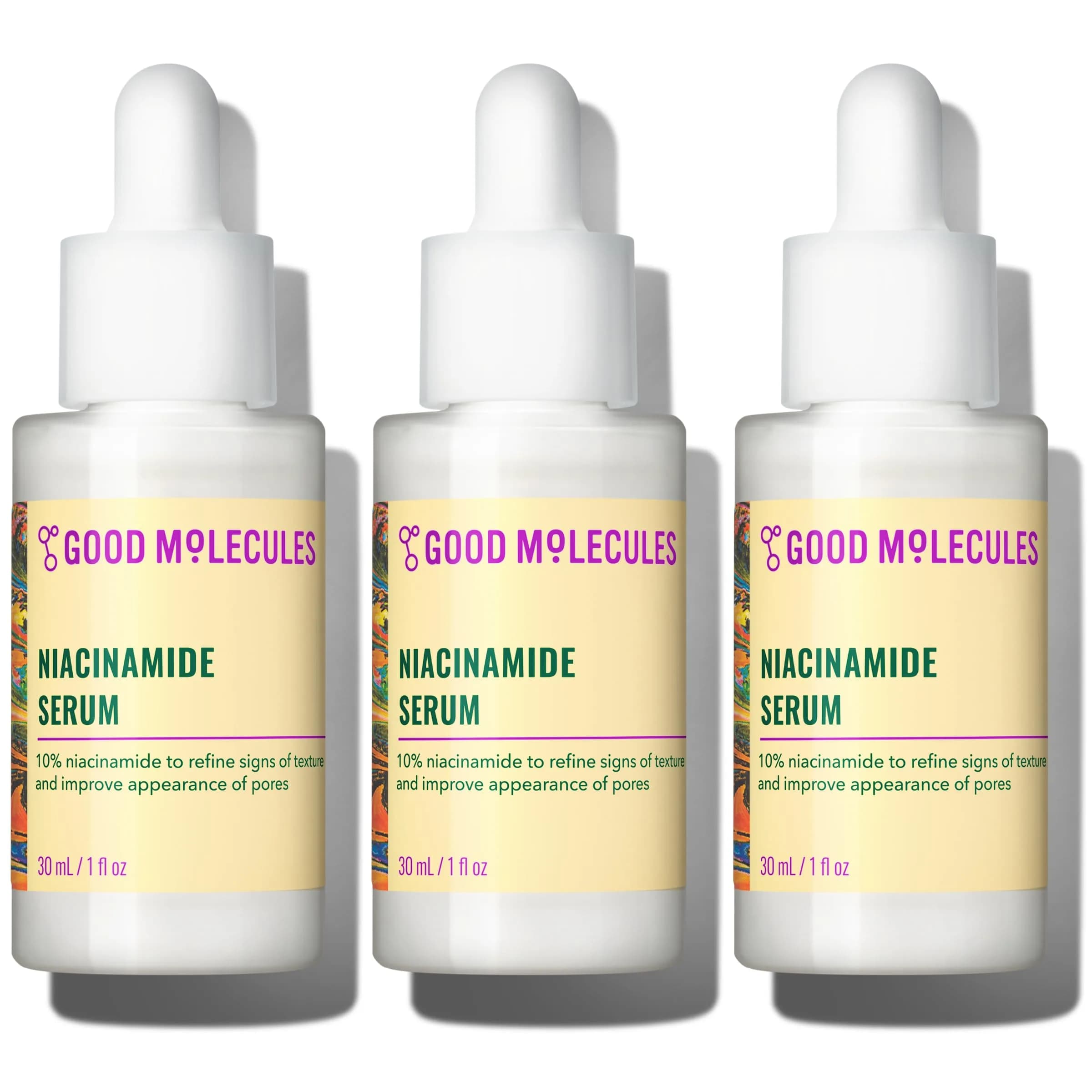 Good Molecules Niacinamide Serum 30ml (1 fl oz) | Refines Pores & Texture — 1 Fl Oz