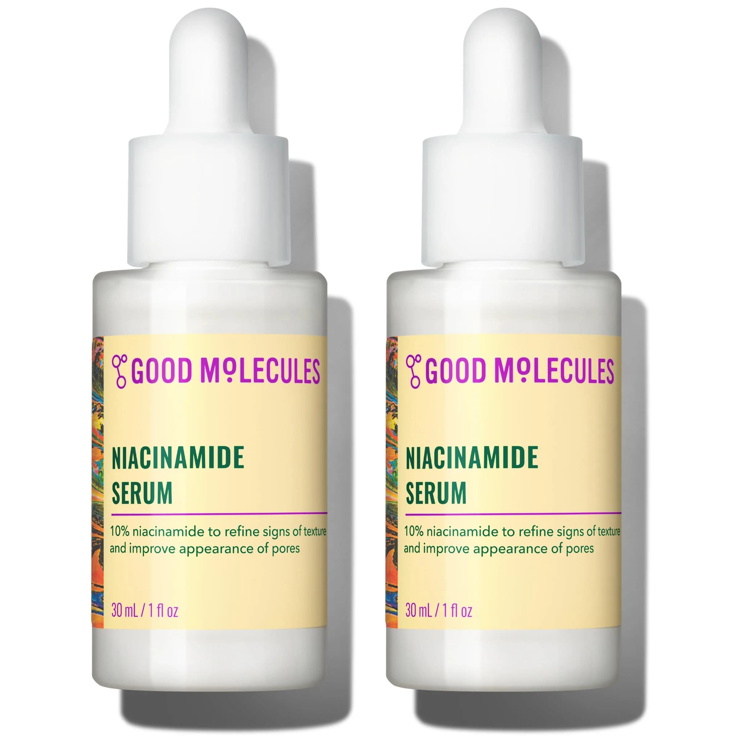 Good Molecules Niacinamide Serum 30ml (1 fl oz) | Refines Pores & Texture — 1 Fl Oz
