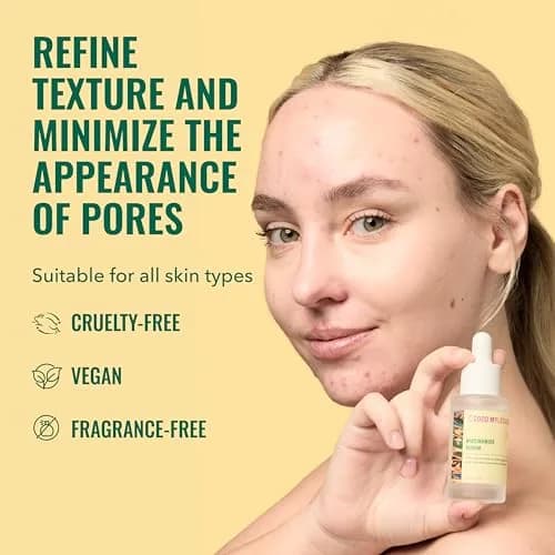 Good Molecules Niacinamide Serum Pack of 2 | 60 ml Total | Targets Blemishes, Uneven Tone & Pores thumbnail 2
