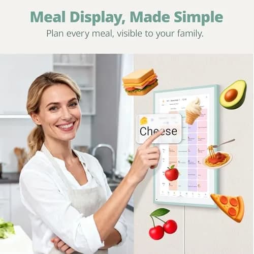 Dragon Touch 15.6 inch Digital Calendar & Chore Chart | Touchscreen Family Planner, Digital Picture Frame in Green thumbnail 5
