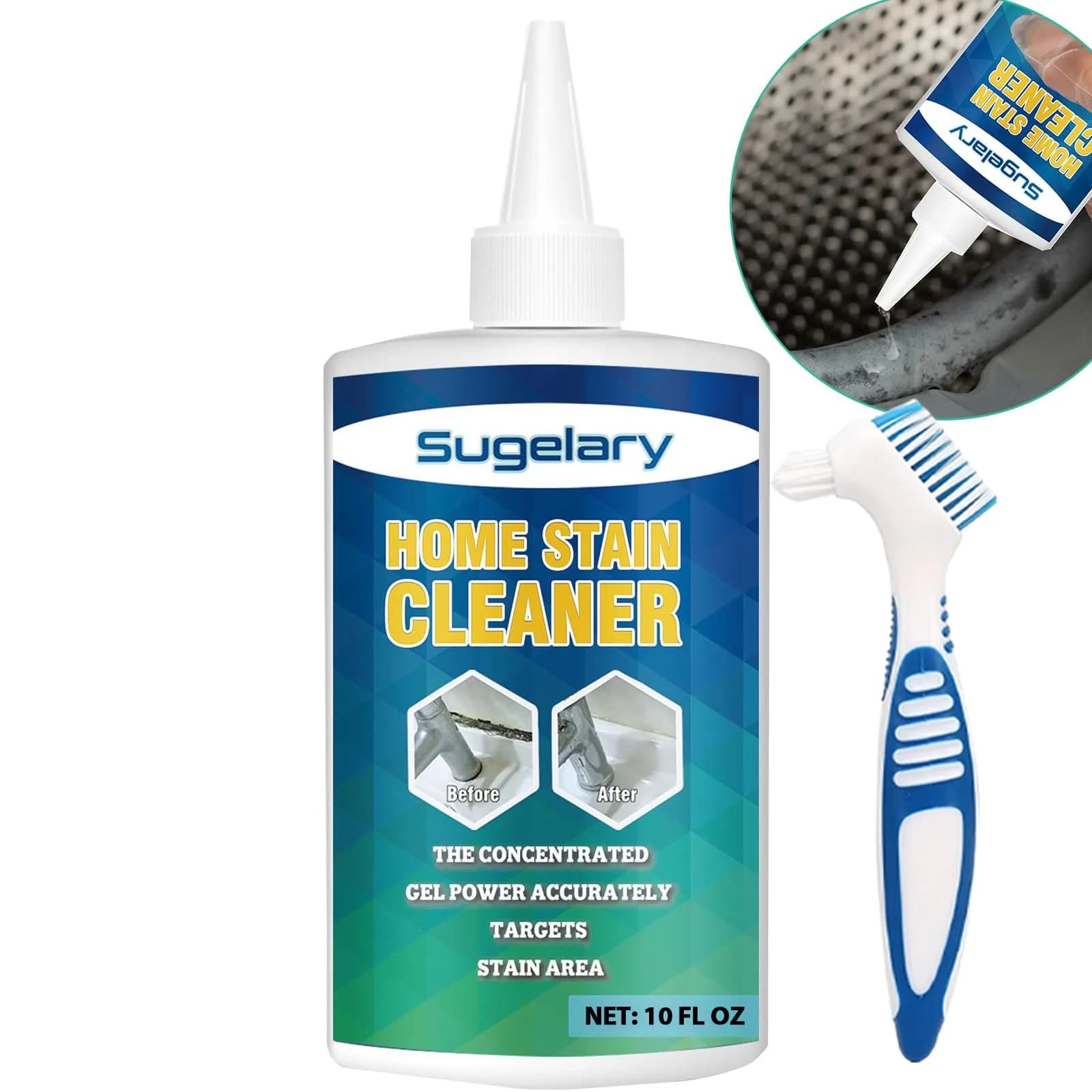 Sugelary Gel Mold Stain Cleaner 295ml (10 fl oz) | Tough on Mold & Mildew in Indian Homes