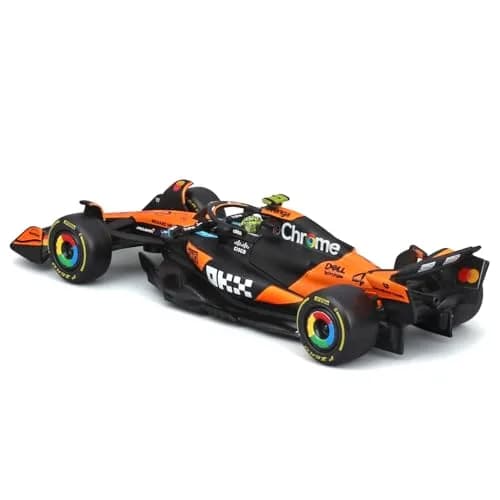 Bburago 1:43 Race Formula McLaren MCL39 w/Helmet (2025) Norris #4 | Highly detailed die-cast replica for collectors and kids thumbnail 4