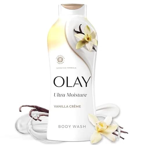 Olay Ultra Moisture Body Wash Vanilla Creme 650ml (22 fl oz) | Vitamin B3 & Hyaluronic Blend for All Skin Types thumbnail 1