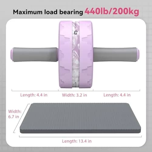VINSGUIR Ab Roller Wheel for Home Gym with Knee Pad | Core & Abs Workout Equipment thumbnail 7