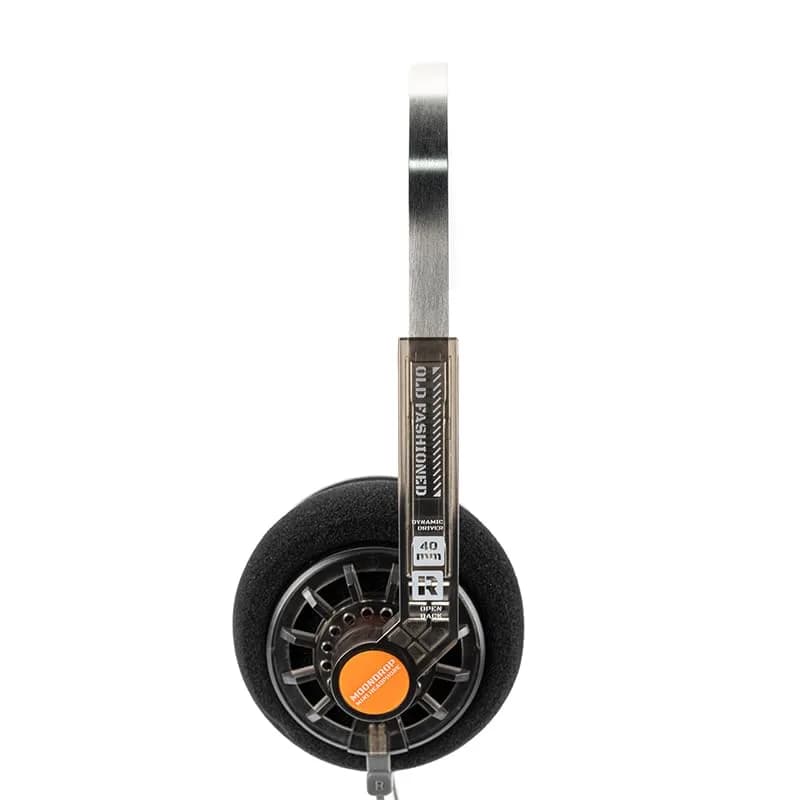 Moondrop Old Fashioned 40mm On-Ear Headphones with 0.78mm 2pin Cable (3.5mm Jack) | Open-Back Retro Design thumbnail 5