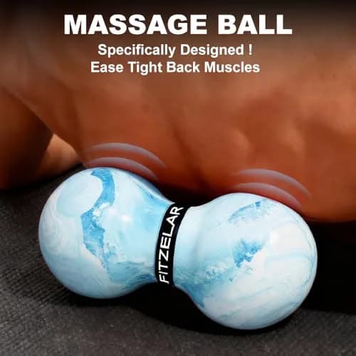 FITZELAR Massage Lacrosse Ball 6.3cm (2.5in) | Myofascial Release for Muscle Pain thumbnail 4