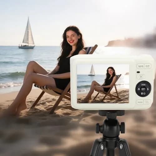 SZHSYJY Case for Kodak PIXPRO FZ45 Camera | Soft Silicone Protection, Misty White thumbnail 3