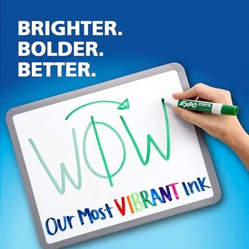 EXPO Neon Dry Erase Markers Bullet Tip Assorted Colors 30 Count (6 Packs) | Low-Odor, Vibrant Ink thumbnail 3
