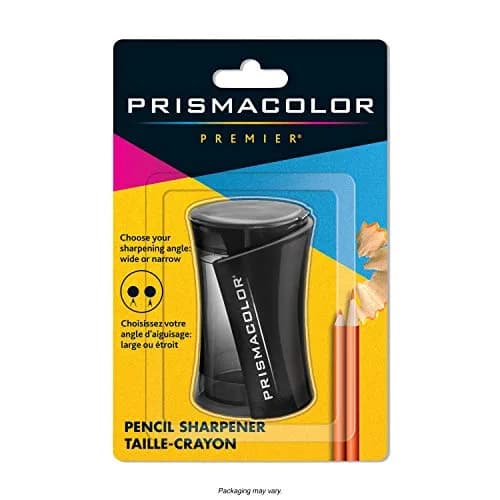 Prismacolor Premier Pencil Sharpener - Pack of 18 | Dual-Blade Precision for Art & Writing thumbnail 1