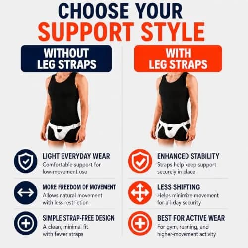 FlexaMed Suspensory Scrotal Support with Leg Straps - Large | Adjustable Support for Testicular Discomfort thumbnail 2