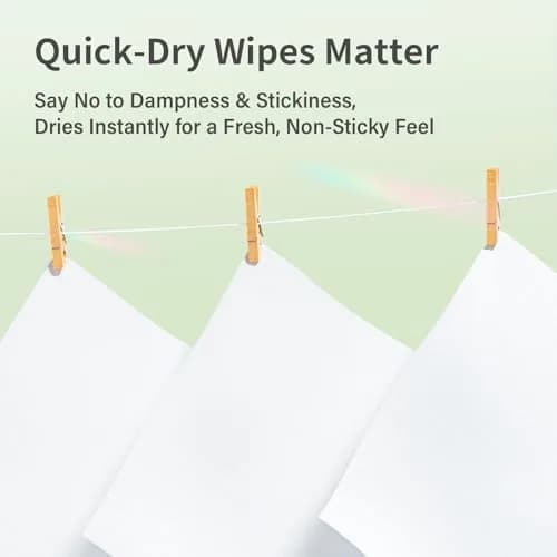UNIFREE Flushable Wipes XL | Gentle, Septic & Sewer Safe, Biodegradable, 4 Large Packs (320 Wipes) thumbnail 4