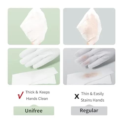 UNIFREE Flushable Wipes XL | Gentle, Septic & Sewer Safe, Biodegradable, 4 Large Packs (320 Wipes) thumbnail 3