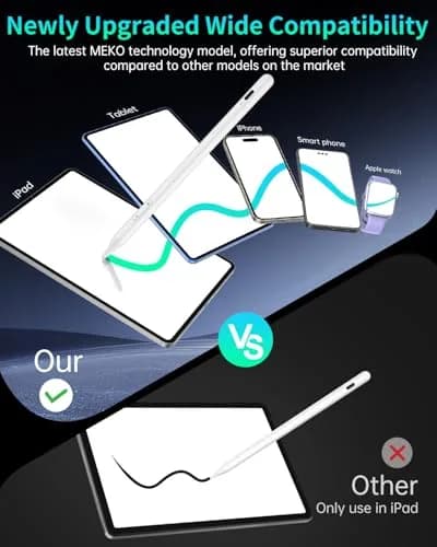 MEKO Dual-Mode Active Stylus Pen for iPhone & Android & iPad | High Precision, Fast Charge, Universal Compatibility thumbnail 4