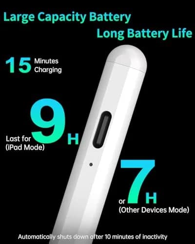 MEKO Dual-Mode Active Stylus Pen for iPhone & Android & iPad | High Precision, Fast Charge, Universal Compatibility thumbnail 7